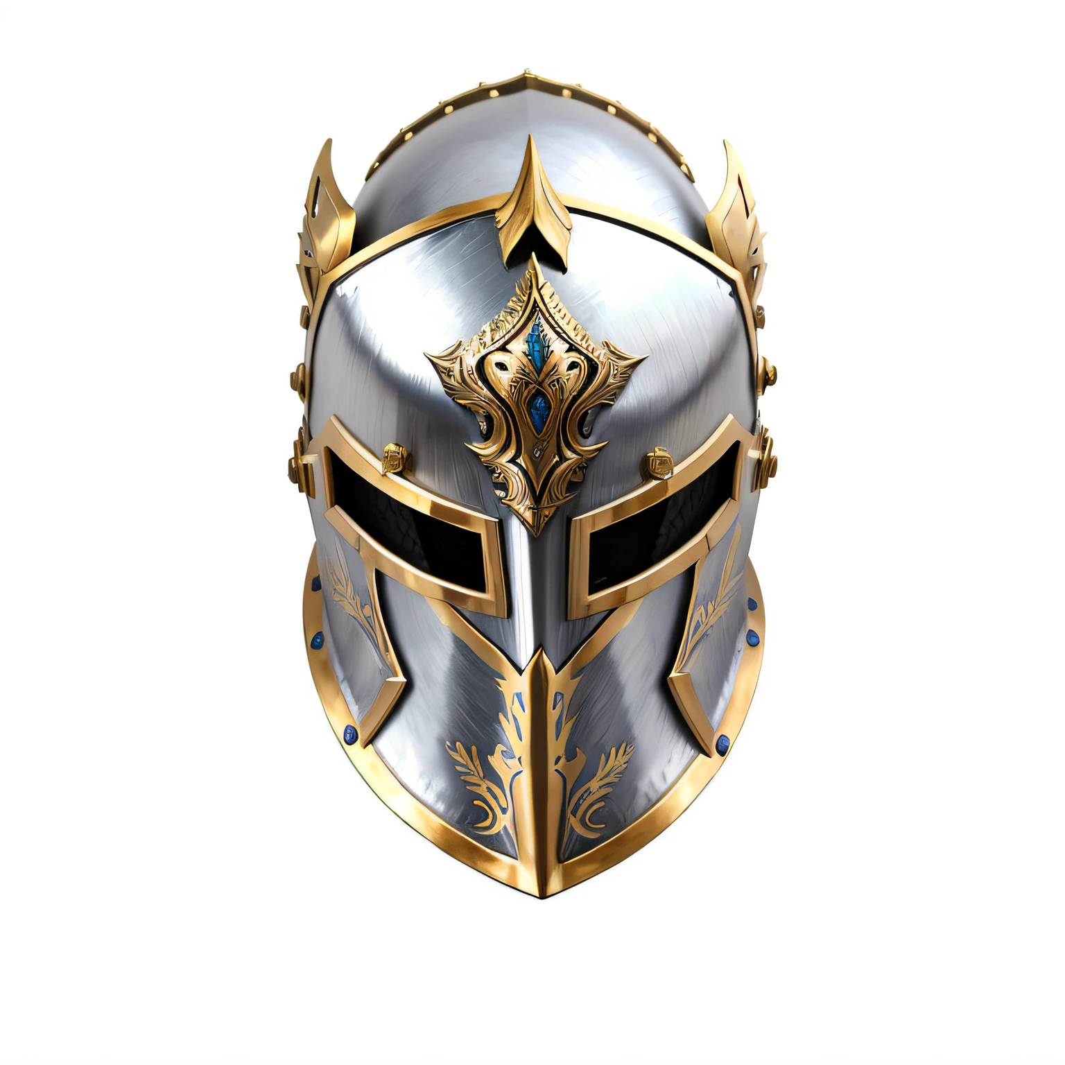 um close up de um capacete com uma cruz sobre ele, capacete de cavaleiro, capacete de cavaleiro pesado, capacete de coroa grande, Ornate metal helmet, capacete de ferro, cavaleiro usando capacete, Leme de ferro, armadura de prata com fino acabamento dourado, leme, Armadura de prata com acabamento dourado, capacete dourado, iron mask and helmet, capacete detalhado, cavaleiro cruzado sagrado medieval, dragon-shaped helmet, dragon helmet