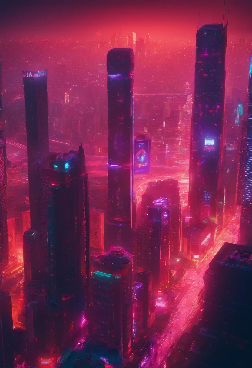 The world of tomorrow dictated by artificial intelligence in highly realistic 8K photos