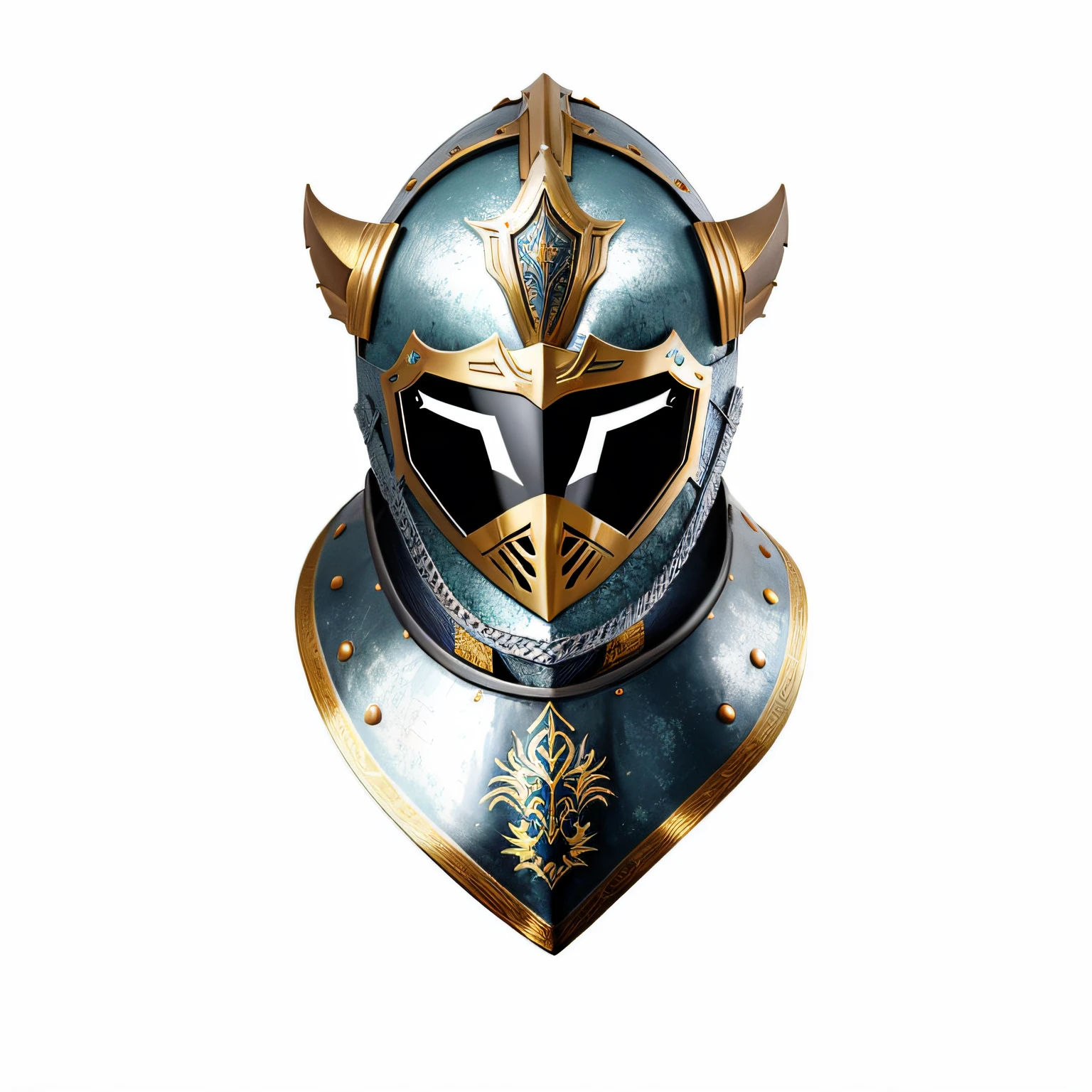 um close up de um capacete com uma cruz sobre ele, capacete de cavaleiro, capacete de cavaleiro pesado, capacete de coroa grande, Ornate metal helmet, capacete de ferro, cavaleiro usando capacete, Leme de ferro, armadura de prata com fino acabamento dourado, leme, Armadura de prata com acabamento dourado, capacete dourado, iron mask and helmet, capacete detalhado, cavaleiro cruzado sagrado medieval, dragon-shaped helmet, dragon helmet