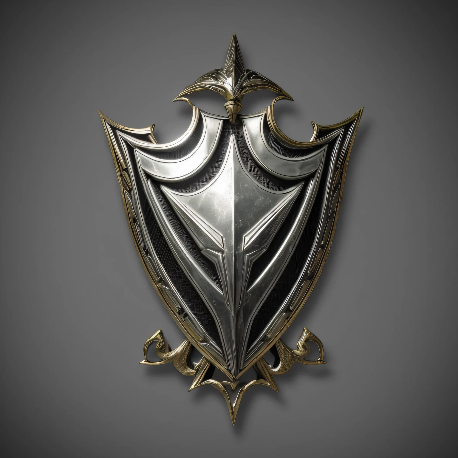 um close up de um escudo de metal com uma cruz sobre ele, escudo de fantasia, design do escudo, metal shielding, placa de blindagem, Armadura Paladina, segurando arma e escudo, Item de jogo de RPG, Sheild, Espada e escudo, emblema do escudo, rpg item render, crista de metal afiada, escudo, armadura realista, armadura elegante, ornate steel armor, , photografia profissional,(obra prima)(Ultra realista),(Ultra Dealhado),(melhor qualidade),(Ultra Detalhado),(simetria perfeita:1.3)