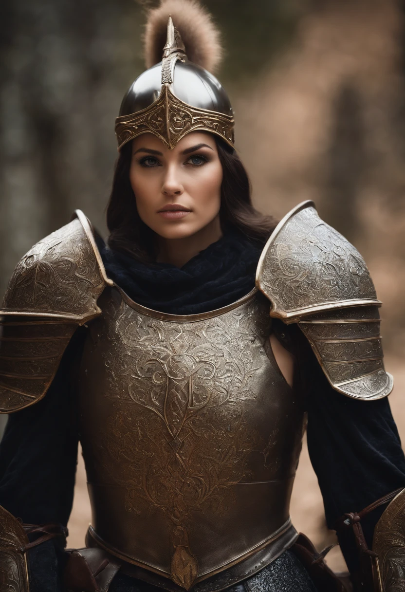 Royal Knights,Gorgeous heavy armor wraps the whole body,Point the Knight's Sword to the sky,sportrait,closeup cleavage,Solemn,flatchest,modest,humble,Cinematic, hdr, primitive, Intricate, High quality, Gorgeous shades, Intricate details, super-fine,oc rendered