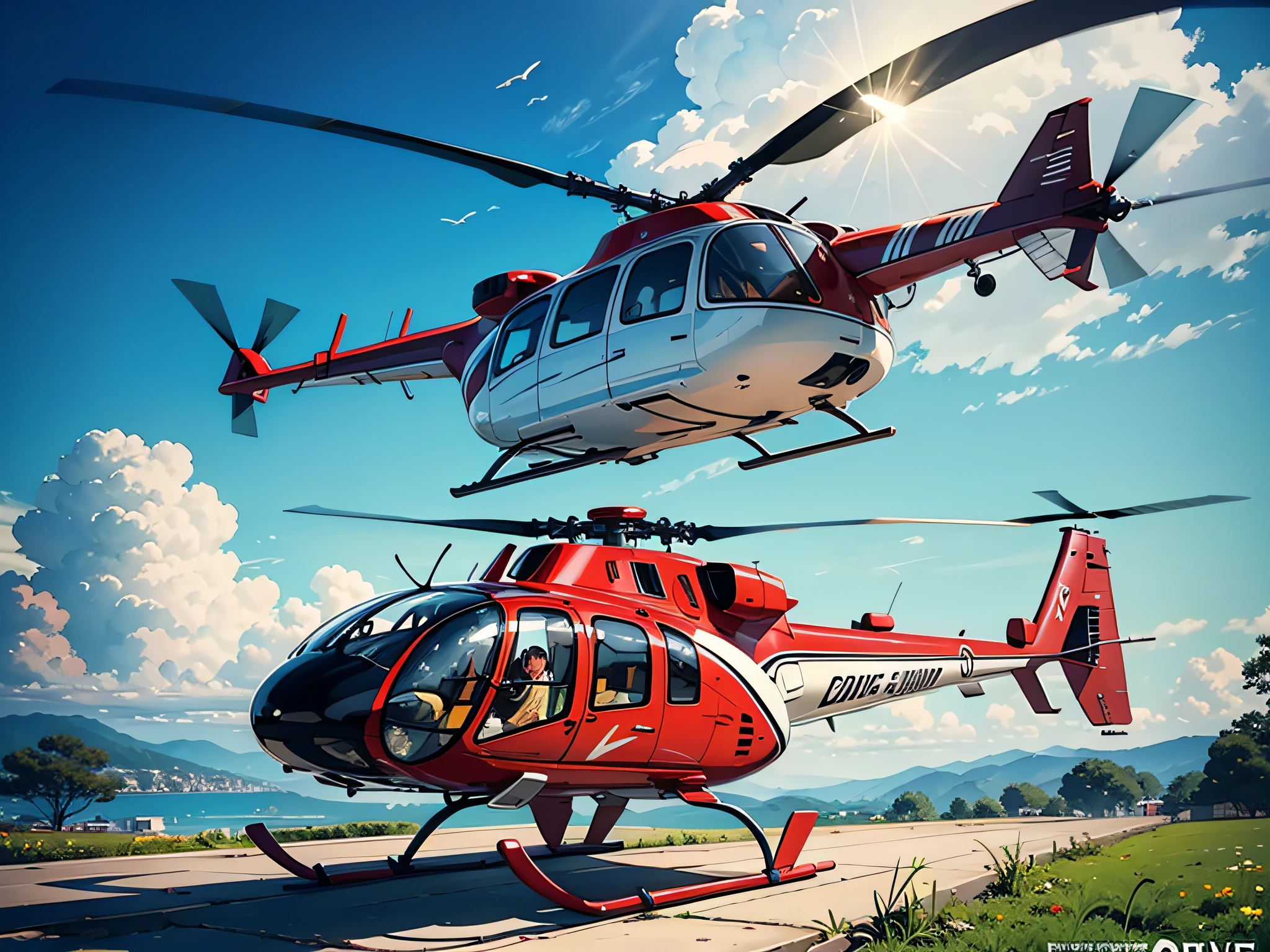 Luxury helicopter