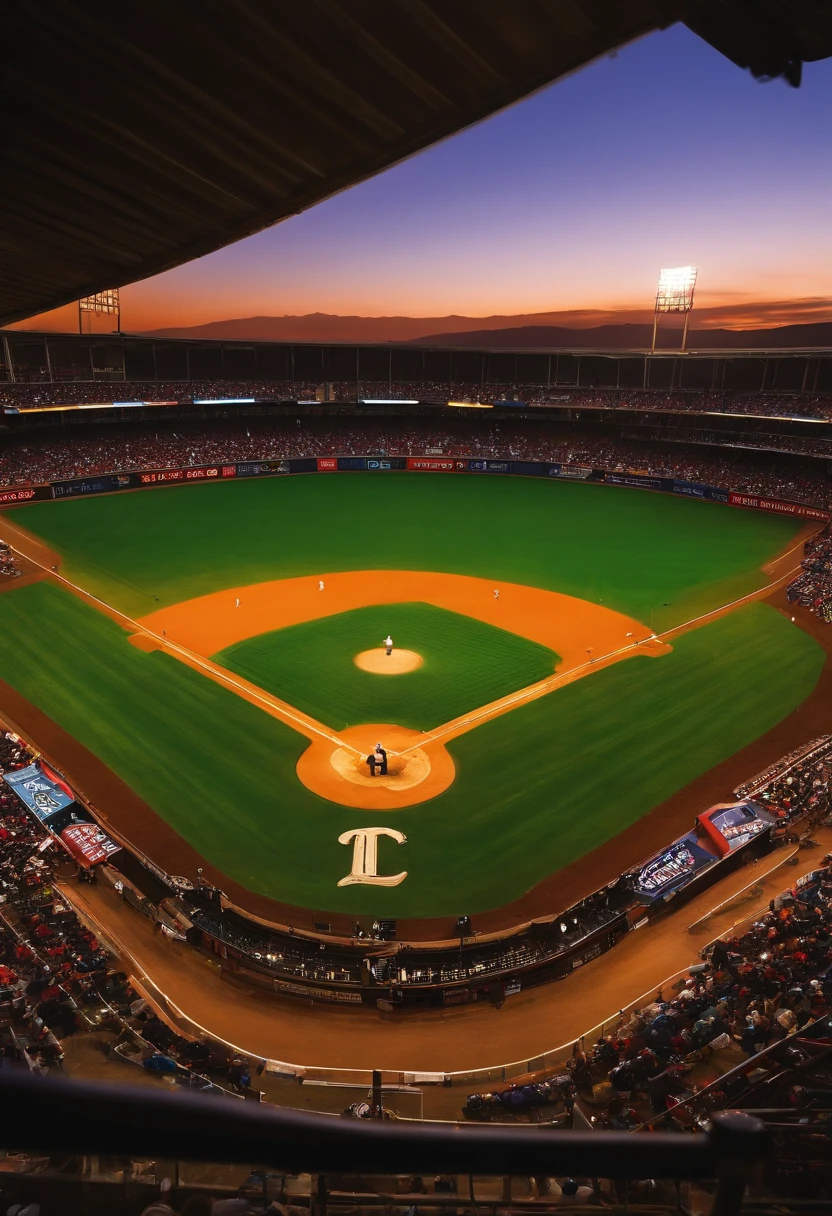 estadio de beisbol en la luna