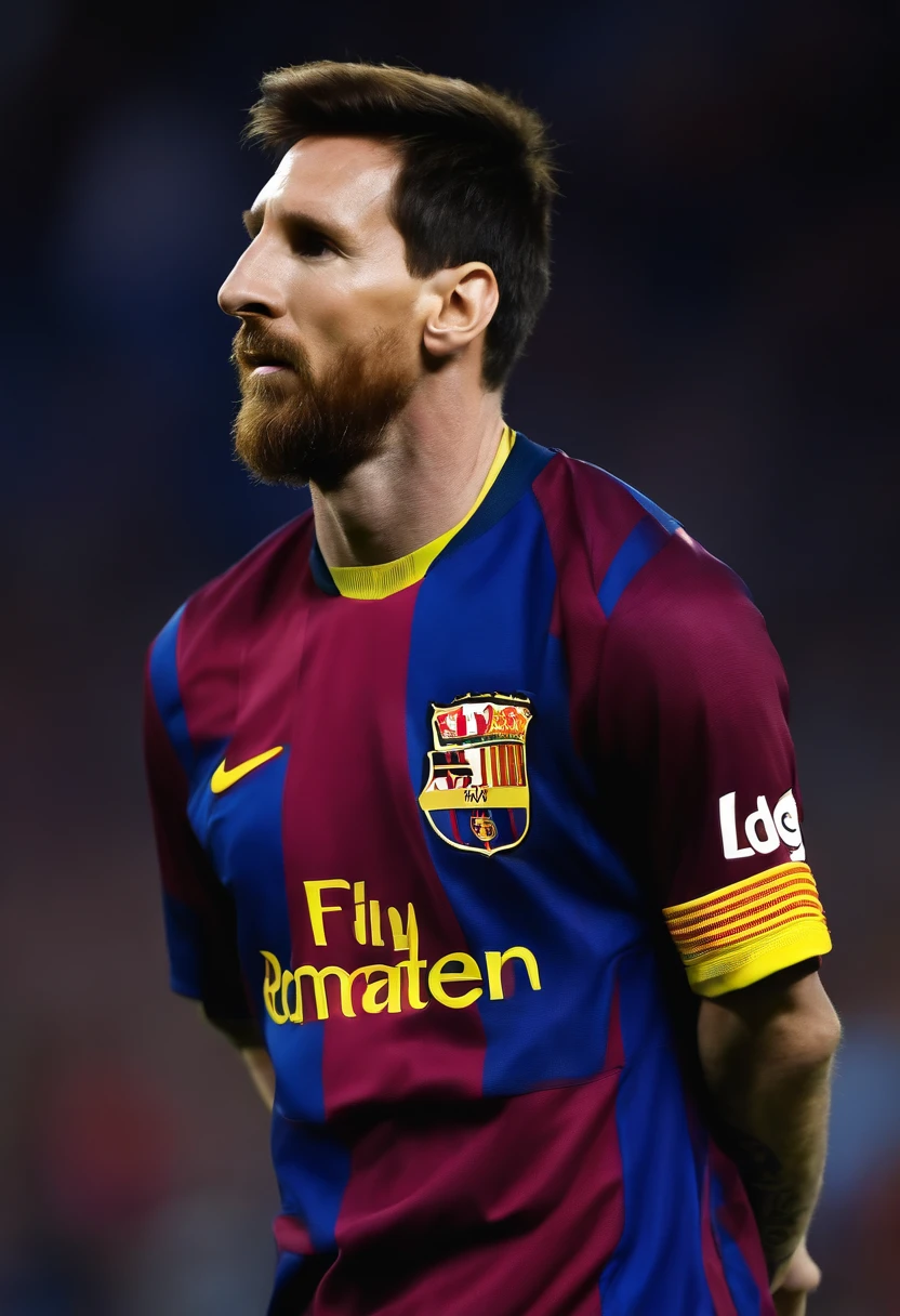 lionel messi vestido de guerrero