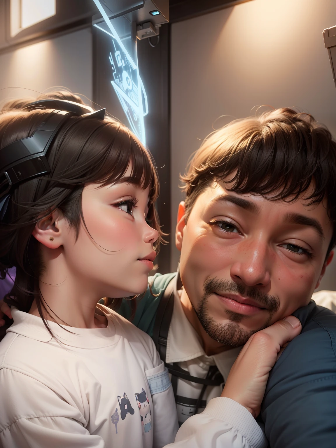 father and daughter