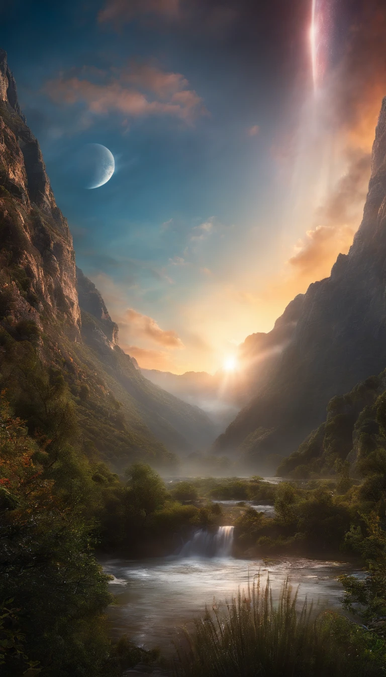 Ultra HD 4K wallpaper (((("Masterpiece")))), [Recreate the scene from it "Interstellar" Movie] "Cinematic" "Ultra detailed" ((Vertical))