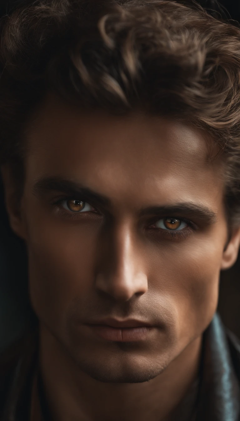 dolman,photorealestic,the detail,real textures,Brown pupils,1 man