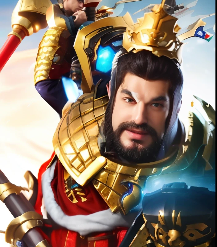 Man in Sword and Helmet