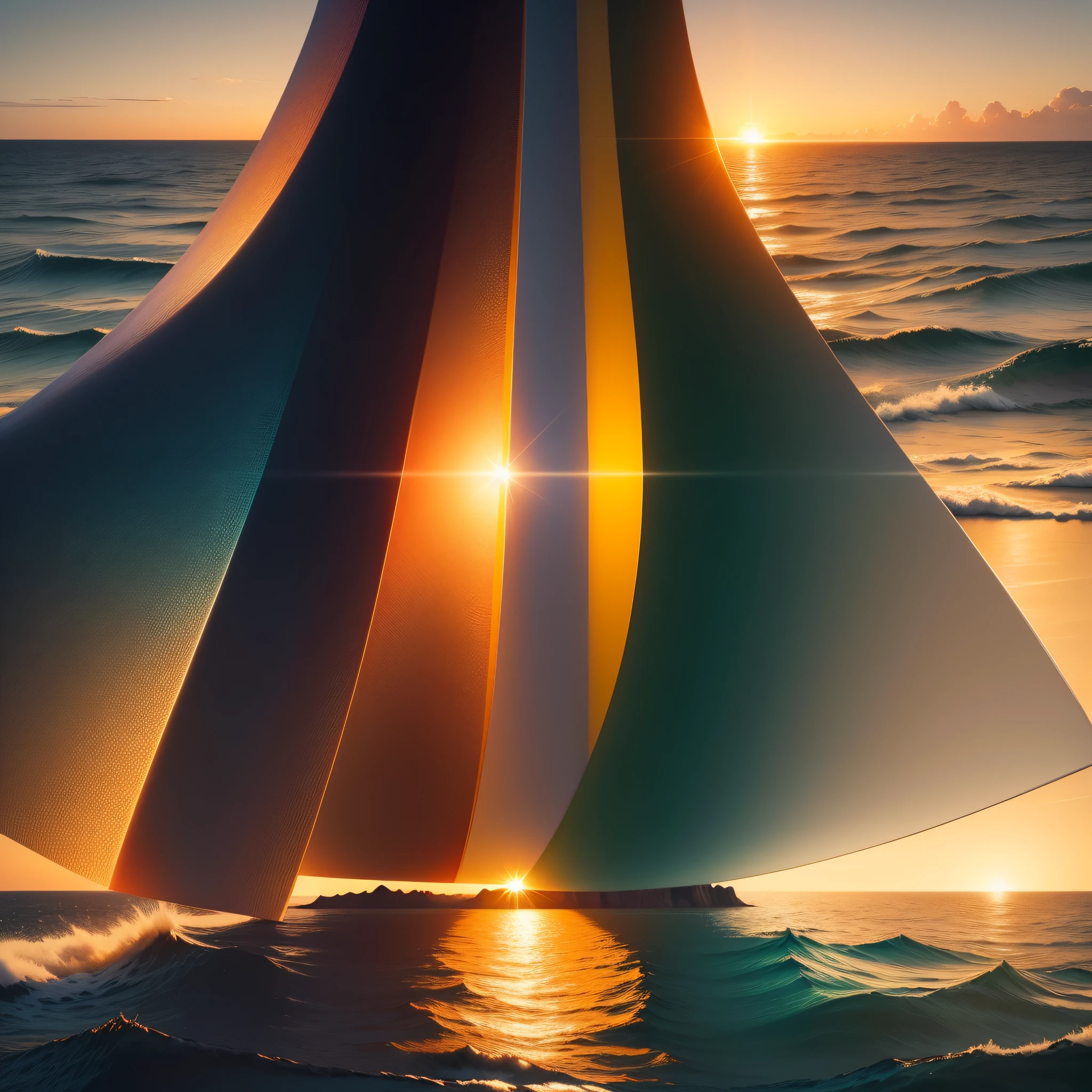 Horizon Gradient: A gradient of colors from the sun's location to the zenith.