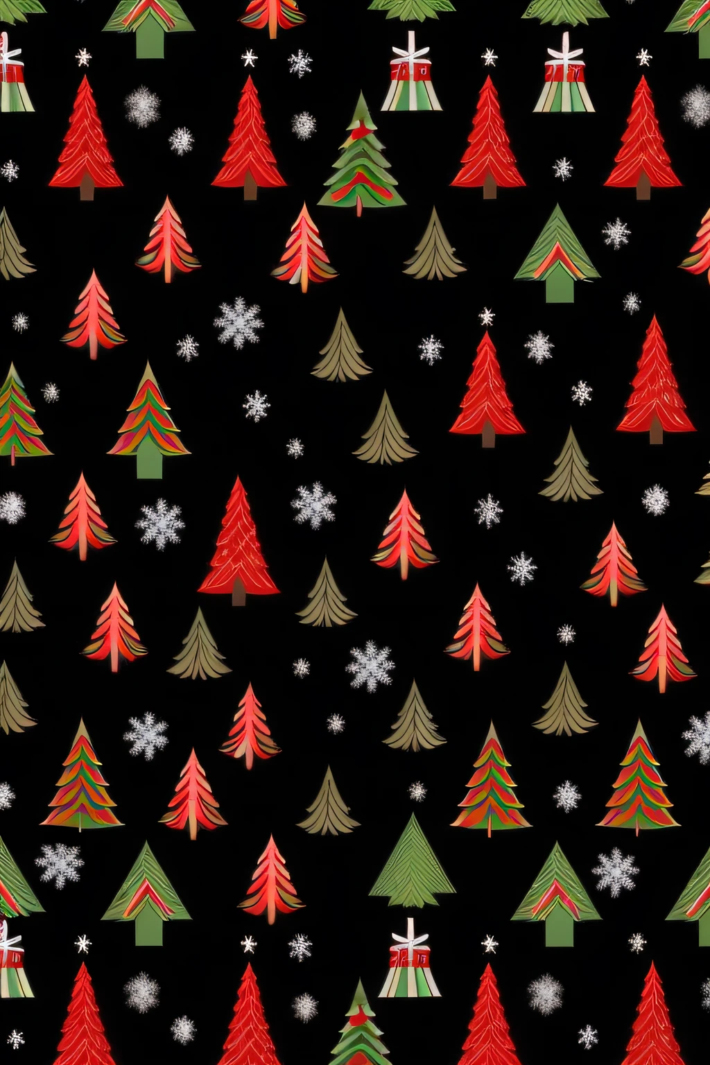 Christmas patterns, multicor, fundo black