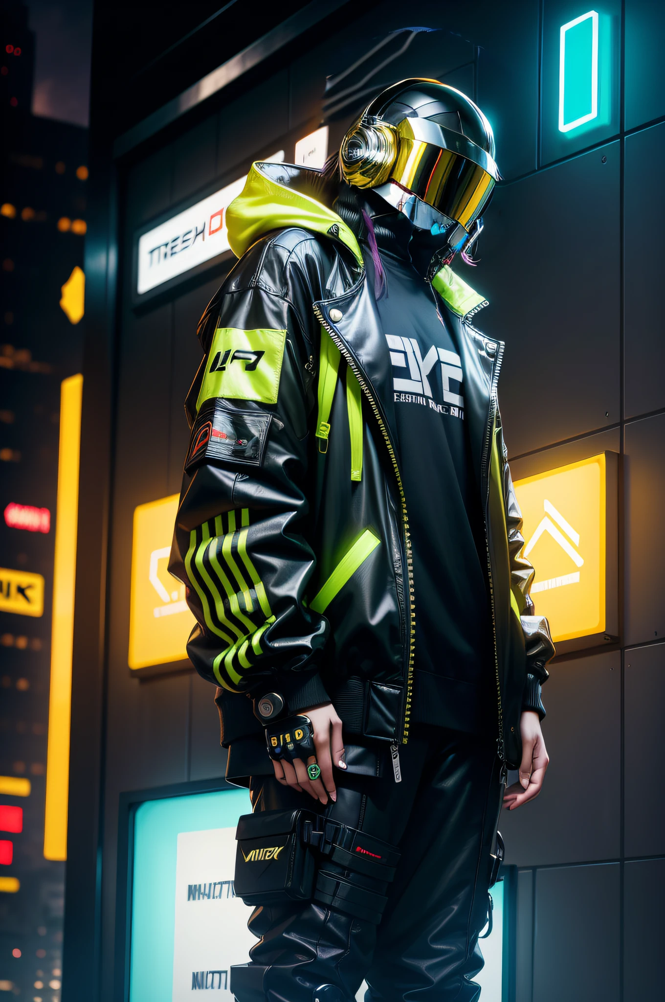 Helmet covering all head style Daftpunk Automation