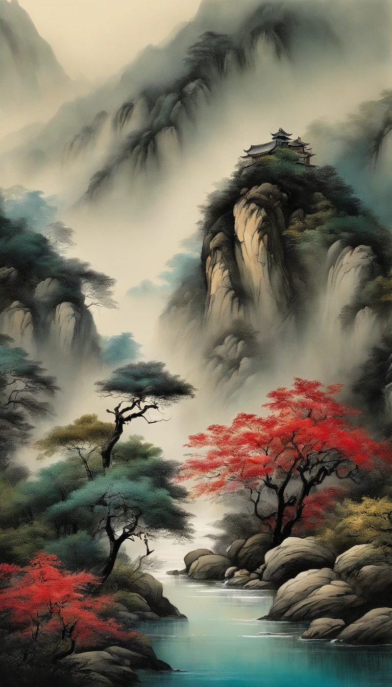 China ink painting