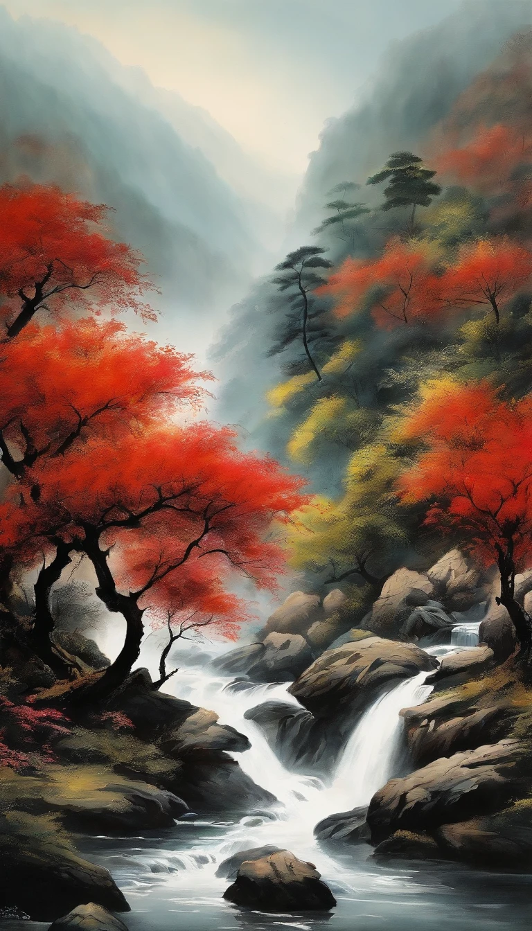 China ink painting