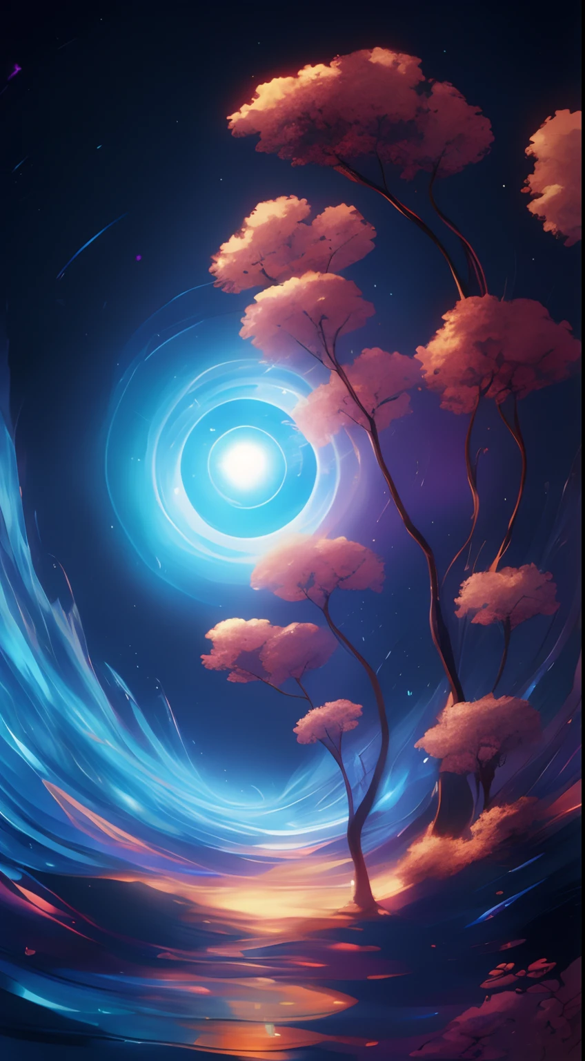 Shenlu stands in front of a space portal overlooking the sun, cyril rolando and goro fujita, gateway to another universe, Inspired by Cyril Rolando, gateway to another dimension, world, visible only through the portal, High quality fantasy stock photo, portal to another world, portal to outer space, In the style of Cyril Rolando, Looking into space, Universe, Magical Galactic Portal, The Cycle of the Stars, God