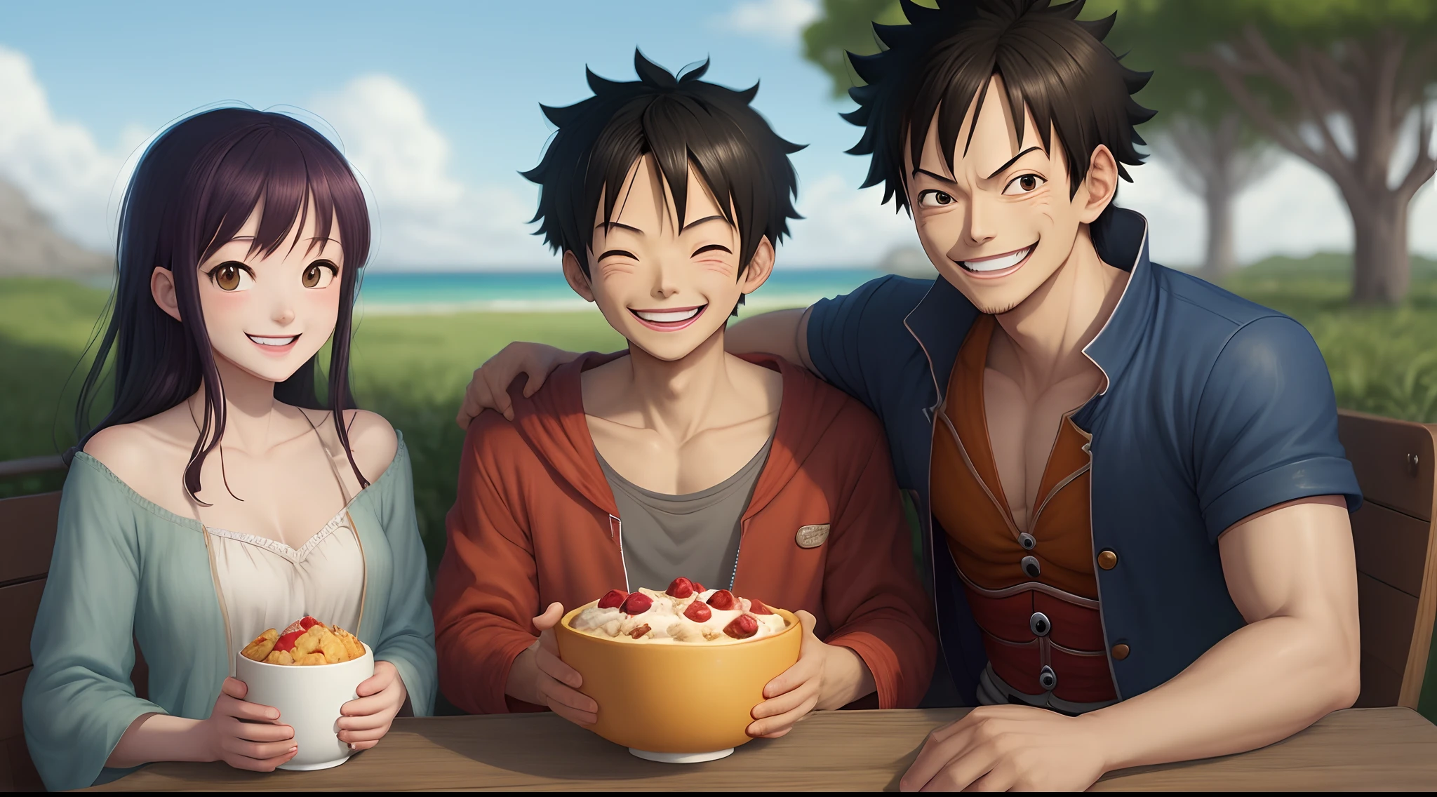 Luffy smile