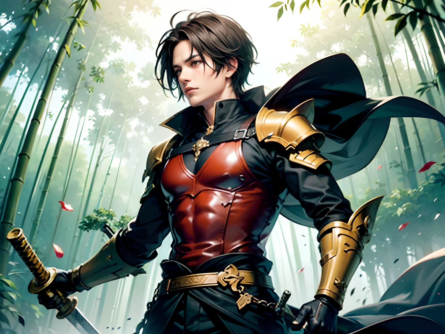 The hero of the bamboo forest,Sword duel