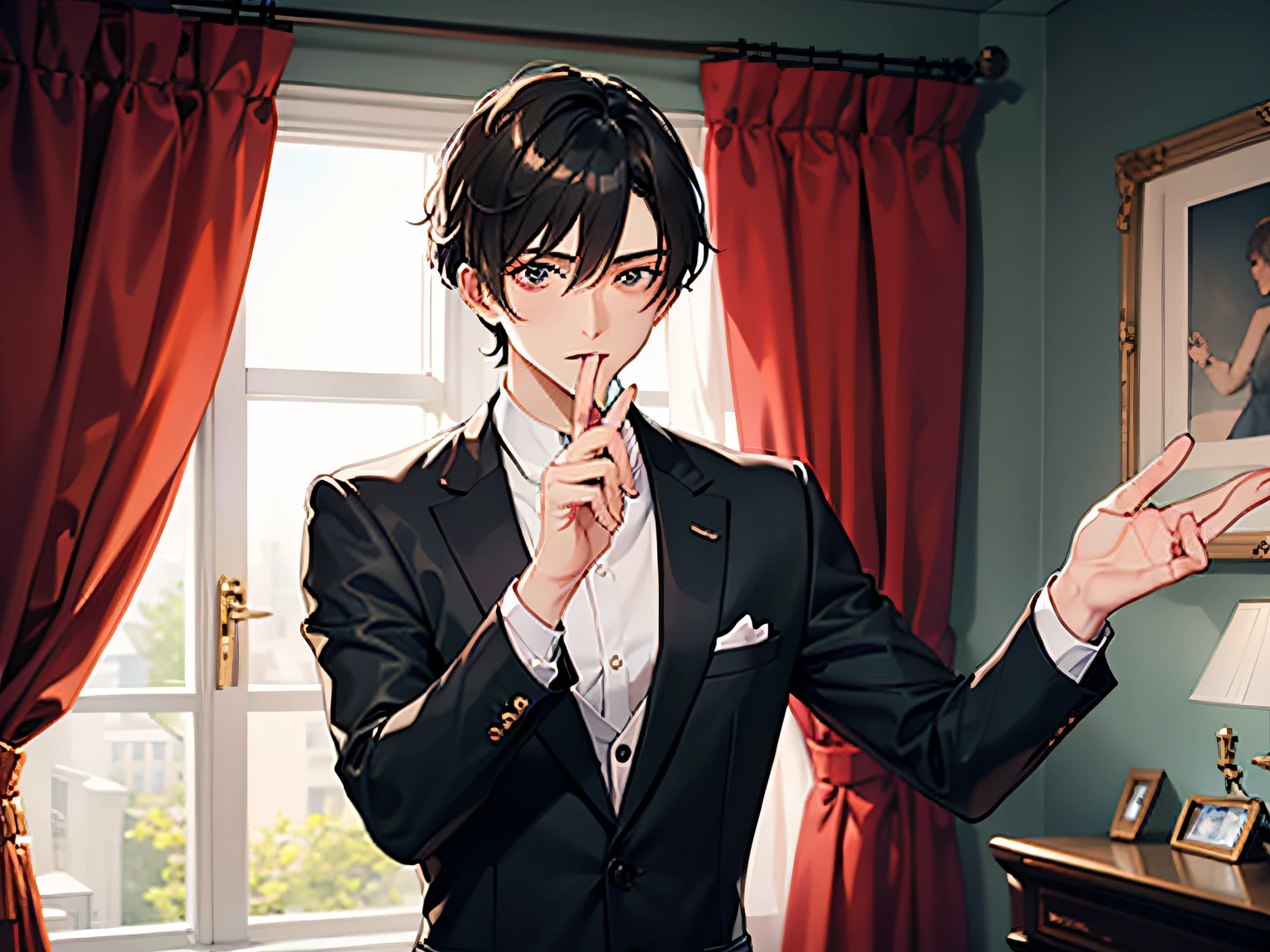 A rich man，