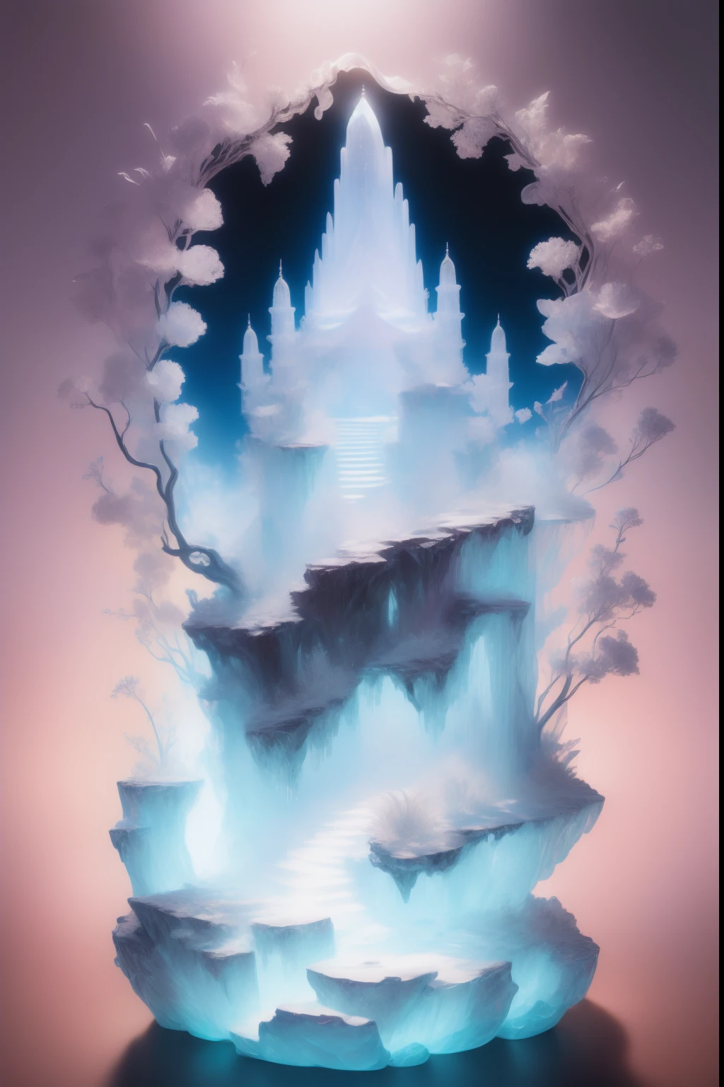 best quality, realistic, photorealistic, ultra detailed,(((a Buddhist Buddha))),bodhisattva,Light,ice cubes