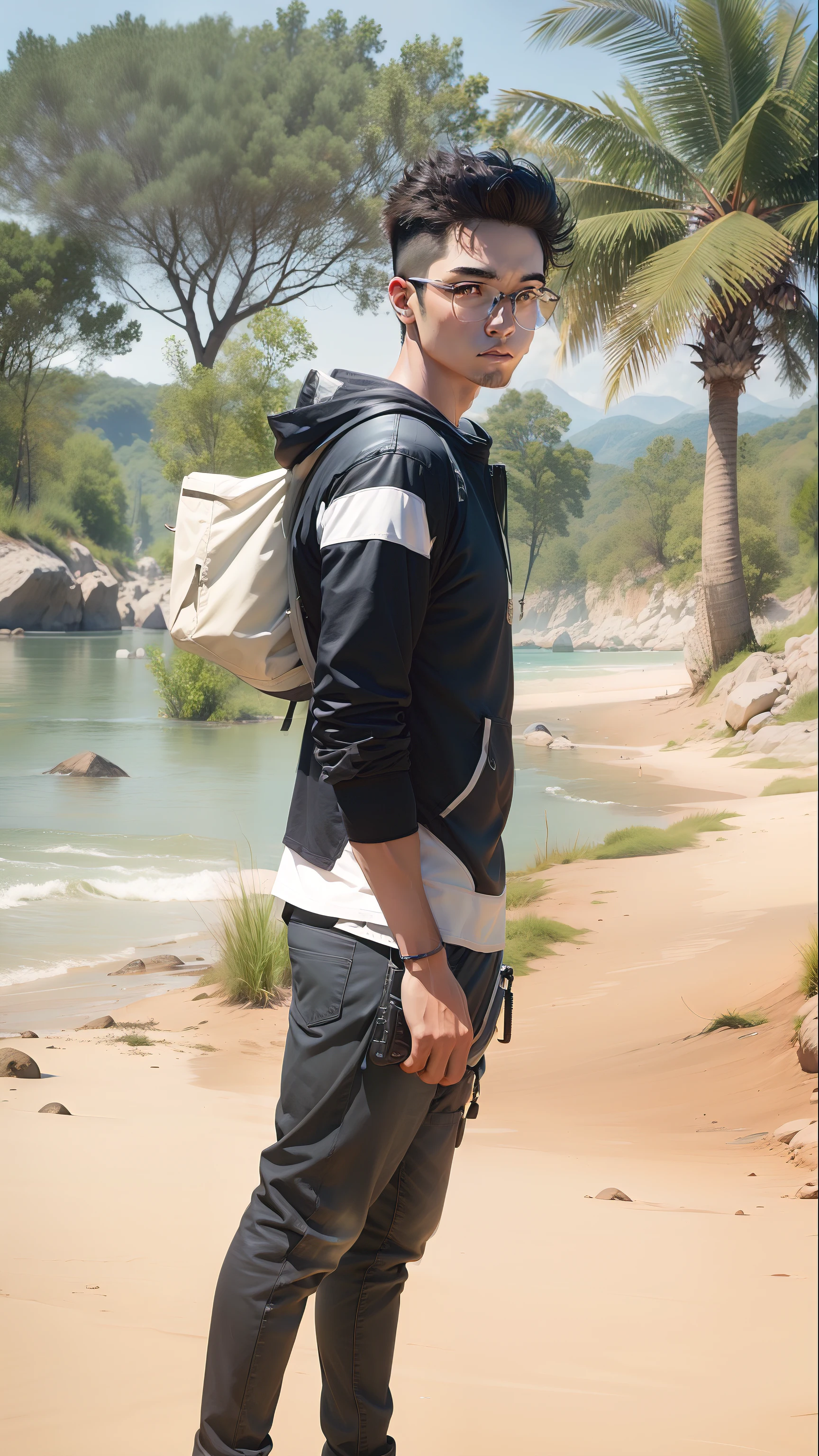 Background change for sun light and 4k
