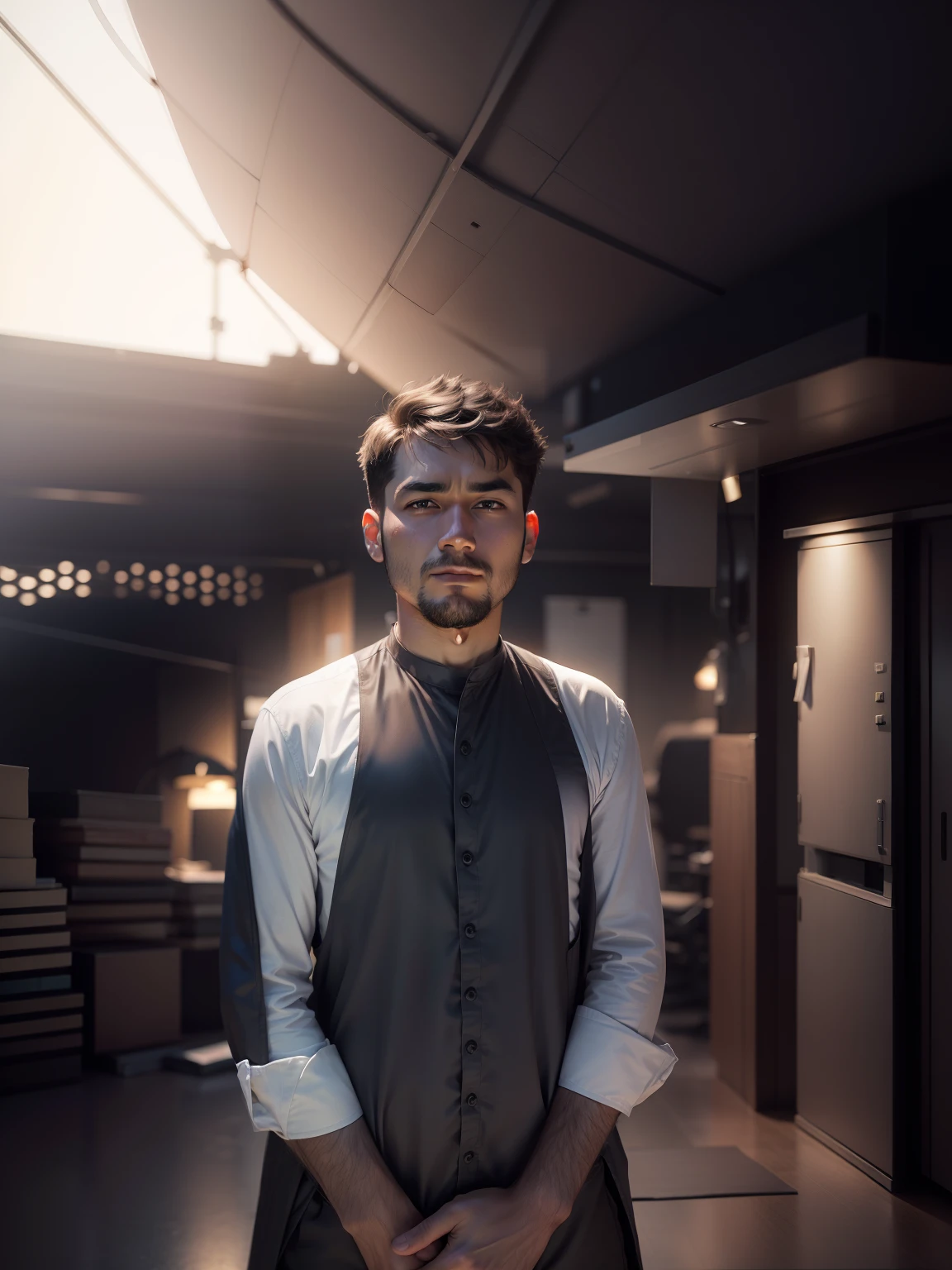 Change background to a professional background
Don't change face make it hd just.  Make professional pic