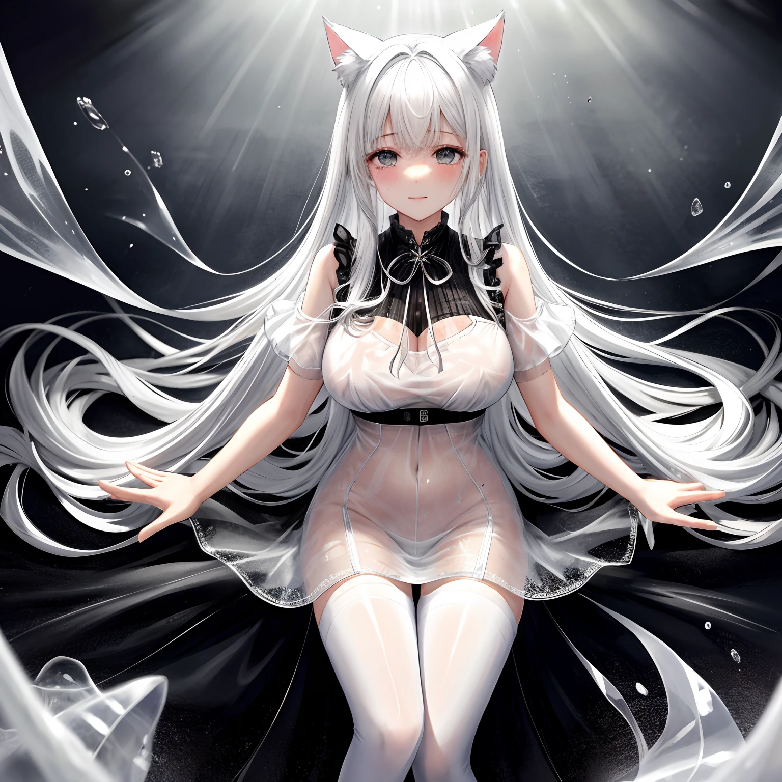 1girl in, faces, shorth hair, Mojamoja hair, A dark-haired, fox ear, Black bra, 3 D background,Transparent pantyhose、Full body transparent pantyhose、wet​、Glossy、Sheer、Cat's ears、female dog、Leaked、slaves、Slave Collar、wet​、Transparent pantyhose、Full body transparent pantyhose、wet​、Glossy、Sheer、Cat's ears、female dog、Leaked、slaves、Slave Collar、wet​、Drooling from the mouth、gel、masutepiece,High quality,1 girl,Full body,Standing,Standing,silver-white long hair,extra detailed face,Smile,Simple background,Wallpaper,Transparent Wet Pantyhose,Wet and see-through white pantyhose,Full body pantyhose,Wet whole body,Sheer clothes、Transparent pantyhose、Big ears in cats、Transparent Bra、transparent clothe、Transparent and wet clothes、wet​、Embarrassed blush、Mojamoja hair、droolng、Clothes wet with tears、Wet and see-through、clear liquid、Colossal tits、Transparent Bra、Transparent live slime in clothes、Gooey transparent slime overflowing from the inside of clothes、Transparent pantyhose、Full body transparent pantyhose、wet​、Glossy、Sheer、Sheer and wet、Transparent gel drip、{{{{{{torn}}}}}}、A large amount of clear gel overflowed、Slimy transparent gel、{{{{{Very swollen pantyhose with a large amount of clear gel on clothes}}}}}、{{{Leaked a large amount of transparent gel}}}、{{{Wet and see-through}}}、Black Full Body Light Pantyhose、Wet、Skin is visible、A large amount of transparent gel on clothes,、Transparent slimy transparent gel overflowing from the inside of clothes、Transparent gel accumulated on clothes、a large amount of clear yogurt accumulated in clothes,,,,,,,,,,,,,,,,,,,,,,,,,,,,,,,,,,,,,,,,,,,,,,,,,,,,,,,,,,,,,,,,,,,,,,,,,,,,,,,,,,,,,,,,,,,,,,,,,,,,,,,,,,,,,,,,,,,,,,,,,,,,,,,,,,、Clear yogurt and black pantyhose、Transparent gel growing in pantyhose、{{{torn}}}、{{{{{Transparent gel overflowing from torn areas}}}}}、Large amount of clear liquid、a large amount of clear splattered yogurt、Sticky glossy white sticky transparent liquid、{{Torn pantyhose and dripping sticky clear liquid}}、{{{{{Black pan