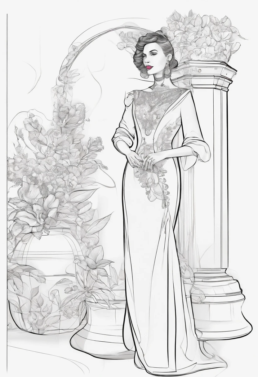 Close-up of a woman in a dress and other items, Highly detailed character design, Great character design, Detailed character design, Colorful! Character design, detailed full-body concept, beautiful full-body concept art, # Character design, character design art, Beautiful character painting, [ Character design ], interesting character design, high quality character design, Character design, Full body character design