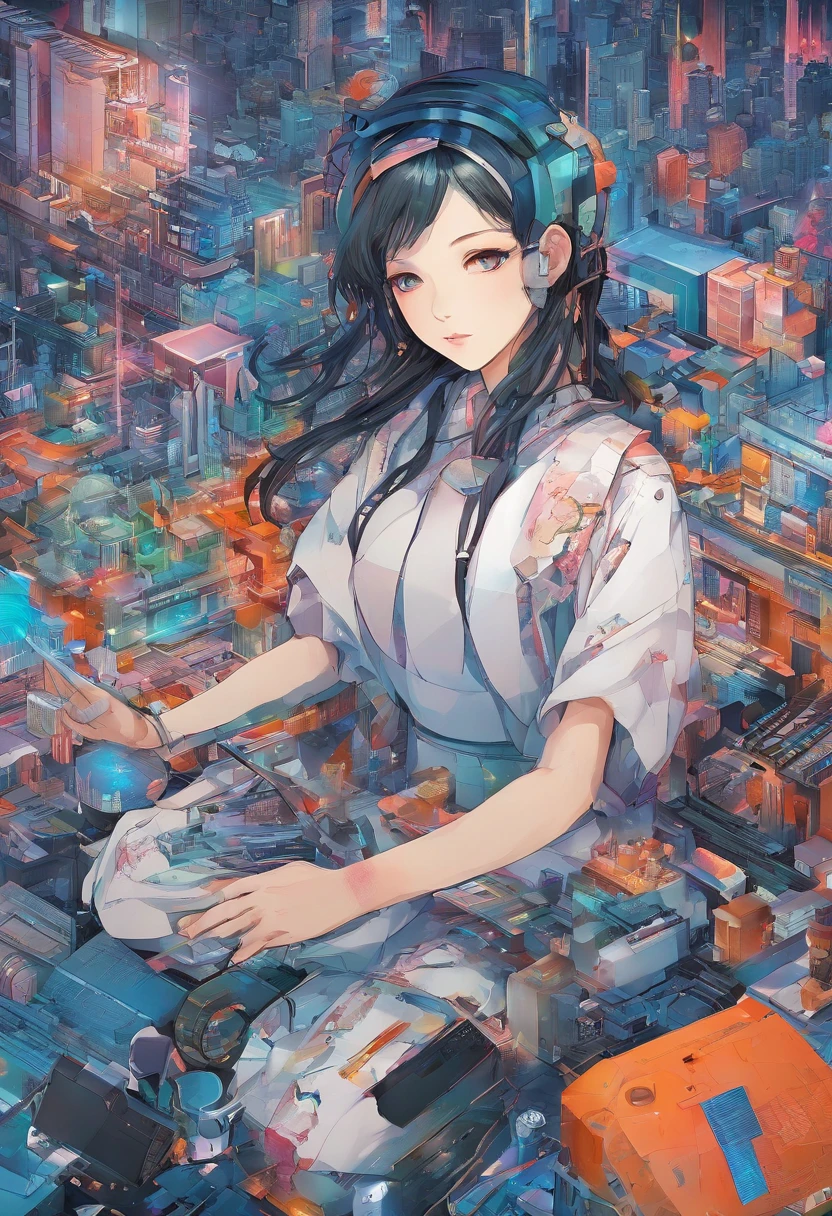 android android games for ios or android, in the style of tristan eaton, cyberpunk dystopia, meticulous portraiture, antony gormley, 8k 3d, alex maleev, metalworking mastery