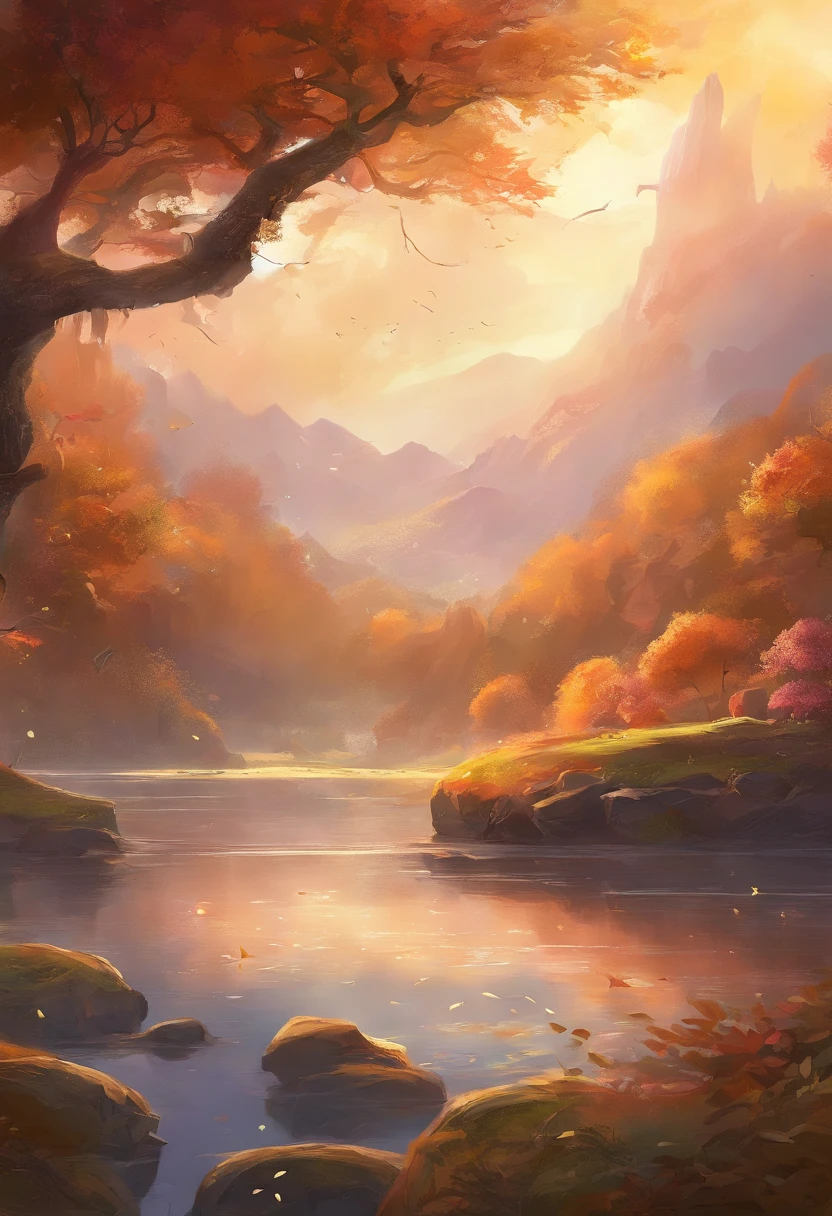 Weak branches send rain weakly,
A gentle breeze。
The feathers fell off,Chirping,
Sunny as sunset。
Floating clouds are different,
Light air。
The mountain peaks are secluded,
The stream is gentle。
The cricket's voice is soft,
The grass is like a tide。
Tanmu Trail vestibule,
Tile clay。