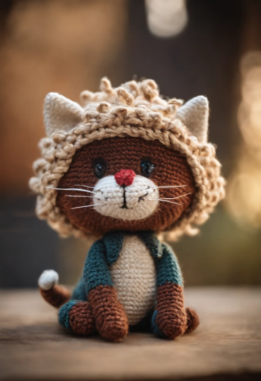 cat crochet toy