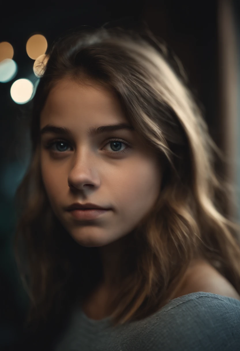 there is a young girl with a messy hair and a white dress, beautiful young girl, young girl, cute young girl, soft portrait shot 8 k, alexey egorov, by irakli nadar, gorgeous young model, beautiful grumpy girl, portrait young girl, portrait girl, 🤤 girl portrait, girl portrait, chloë grace moretz, beautiful model