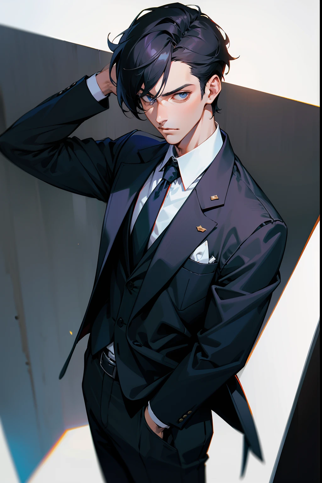 cool guy,Boy student,college aged,Extremely handsome,short detailed hair,Business suit,Stylish,A high resolution,Need,Photorealsitic,Realist,Real