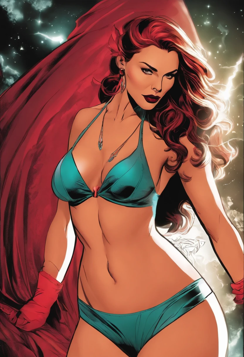 scarlet witch in a bikini