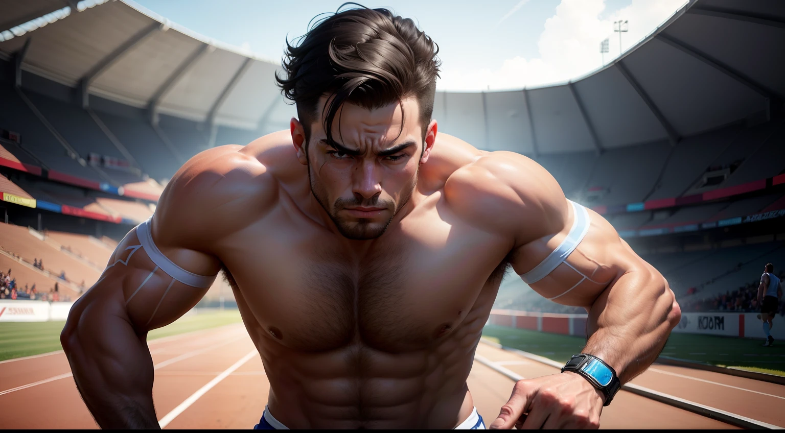 man effort in sport