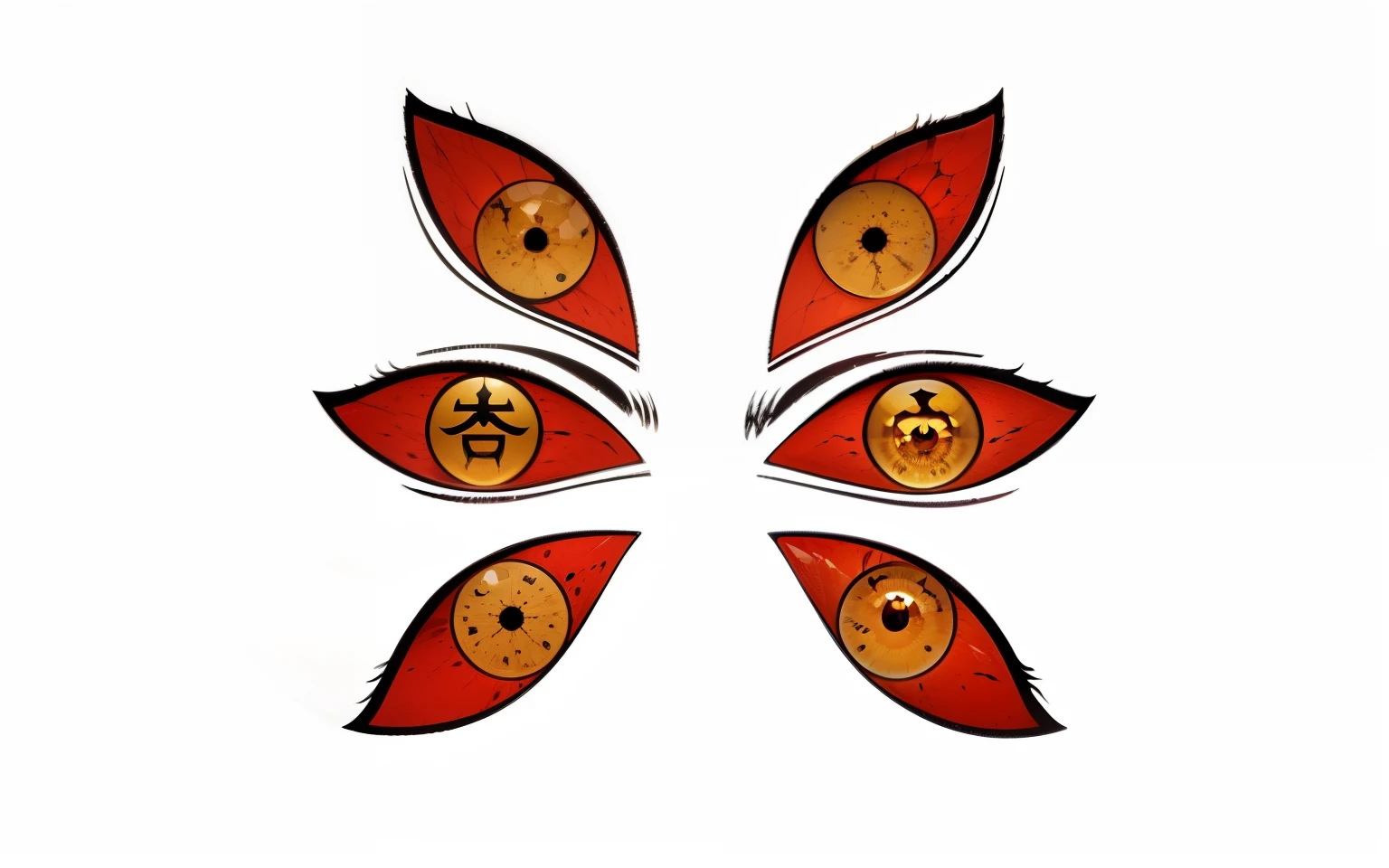tmasterpiece,Best quality at best,high qulity,the Extremely Detailed CG Unity 8K Wallpapers,真实感,high detal,Yellow glowing eyes,The eyes were bloodshot,Six hideous eyes