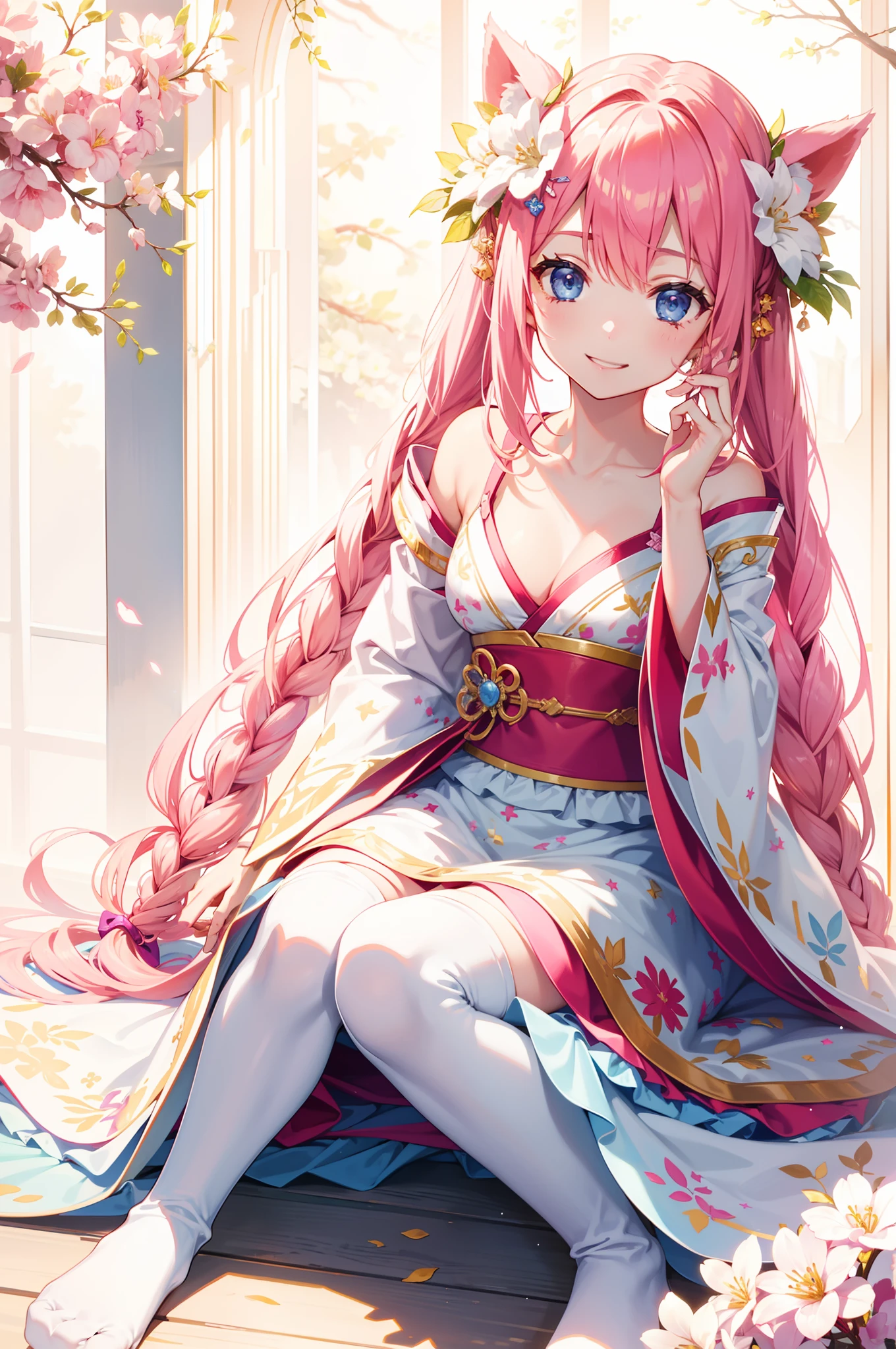 A healing smile，Shrink your mouth，finedetail