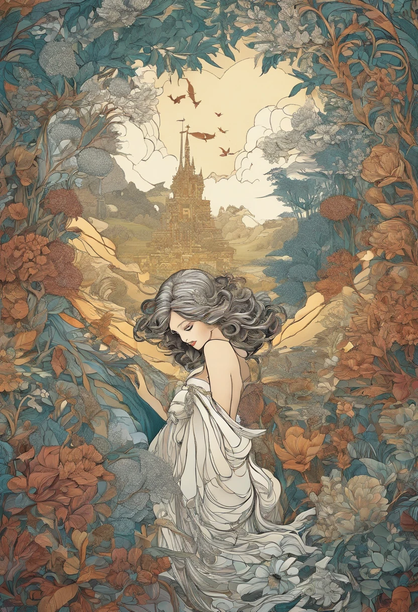 (1girll:1.3),full bodyesbian, Abstract art, style of rebecca guay,Fractal art,Colorful,
style-swirlmagic, (Masterpiece, Best quality, High quality, A high resolution, Ultra-detailed),