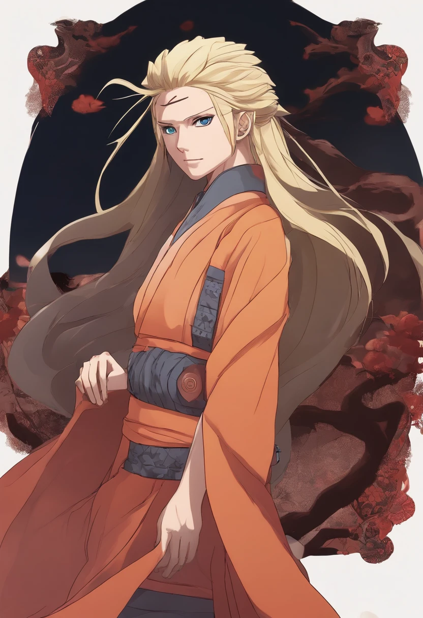 personagem Killer B de naruto: com vestido empregada anime