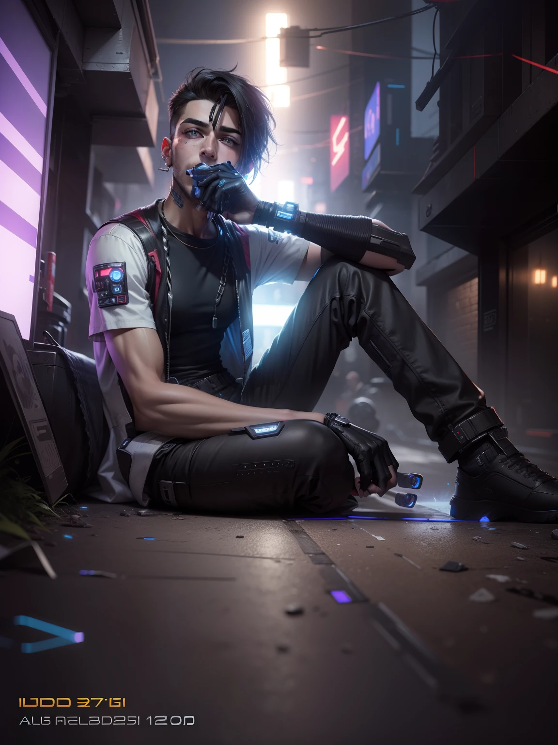 Change Background cyberpunk handsome boy ultra realistic face, 8k ultra realistic