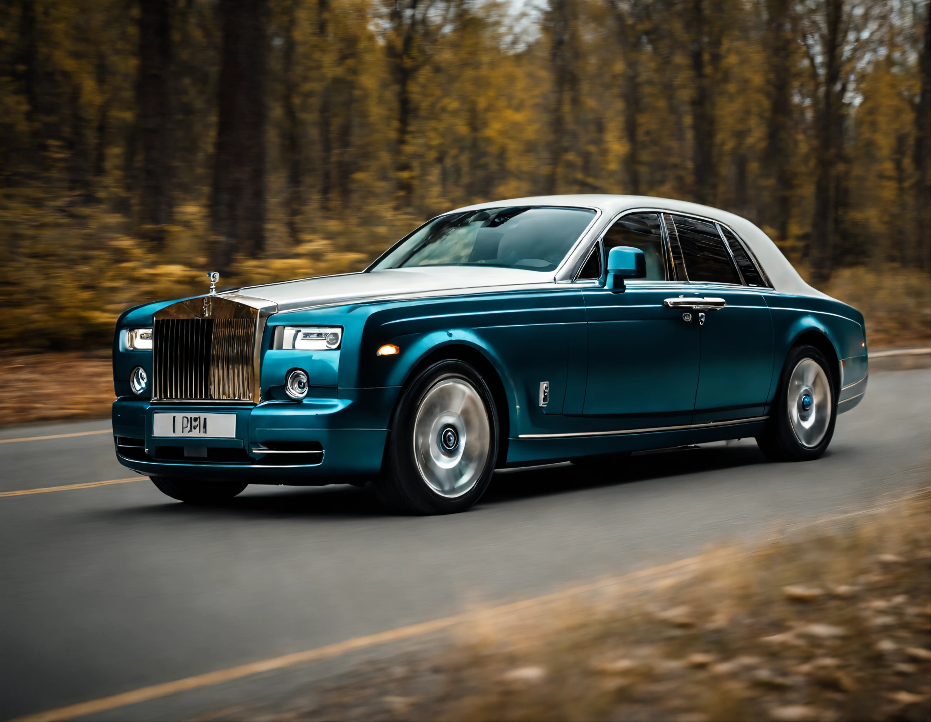 Tiffany Blue style Rolls-Royce Phantom