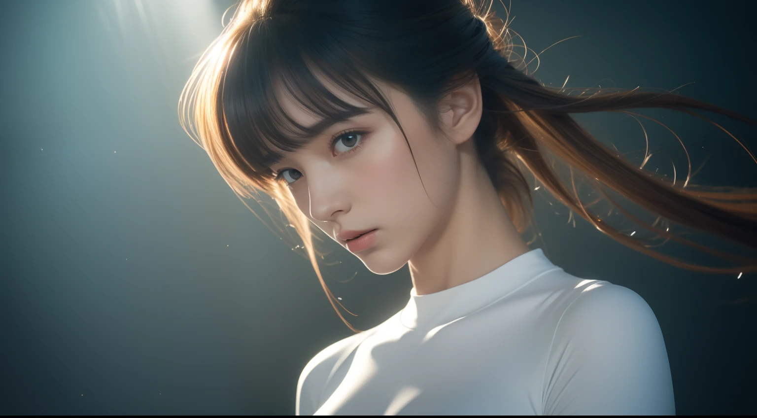 From the movie New Century Evangelion,white theme,Best quality,Masterpiece,Realistic,professional,Vivid colors,Ultra-fine painting,Portrait,anime big breast,Photogram,number art,Fantasyart,3d graphic,Cinematic_lighting,Strong_rim_Light,rim-light,Ambient_Light,Tyndall effect,moodylighting,Huge_filesize,Real,female pervert,Mecha musume,Cyborg,Tights combat suit,Power armor,Cut clothes,Japanese_Armor,one side up,shmup,remains,rubble_废墟,(Extremely detailed Cg Unity 8K wallpaper),(((Masterpiece))),(((Best quality))),((Ultra-detailed)),(Best Illustration),((An extremely delicate and beautiful)),Dynamic Angle,Wind,classic,Spring,(Detailed light),(Sunlight),Beautiful and delicate water,(Painting),(Sketch),(full bloom),(Shine),