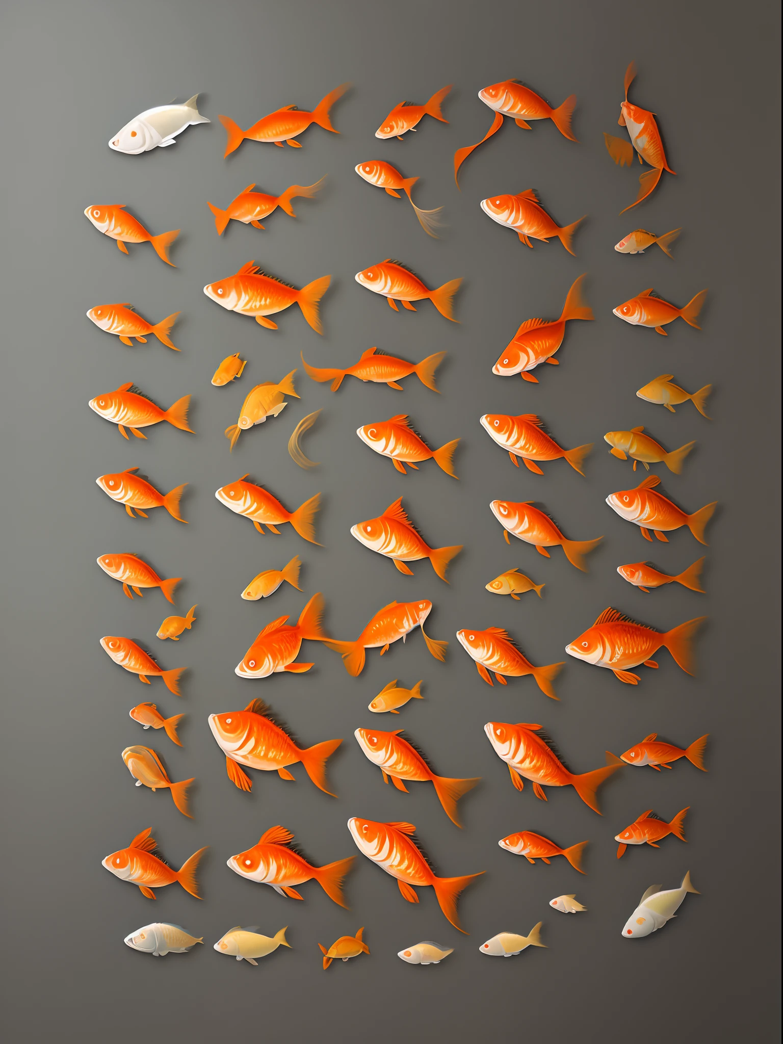 goldfish、simple、icons