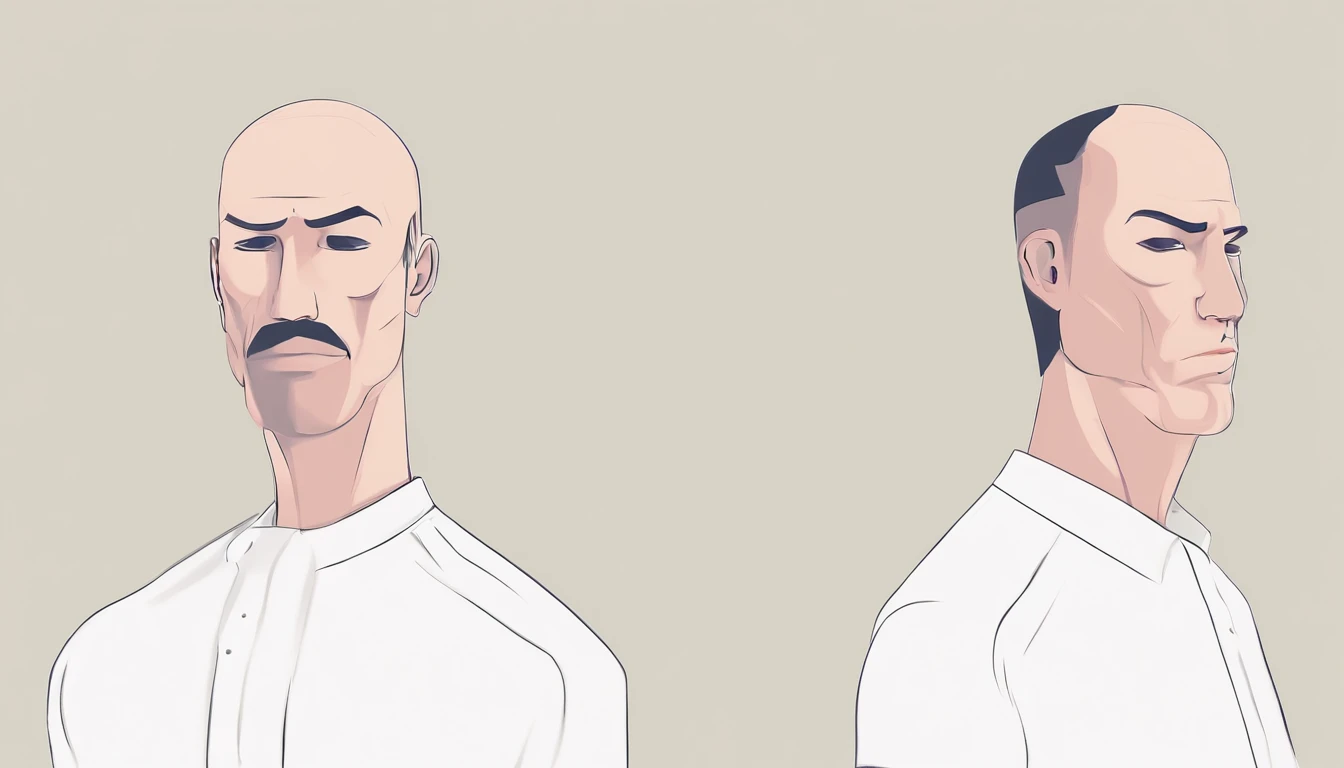 man with anxiety face