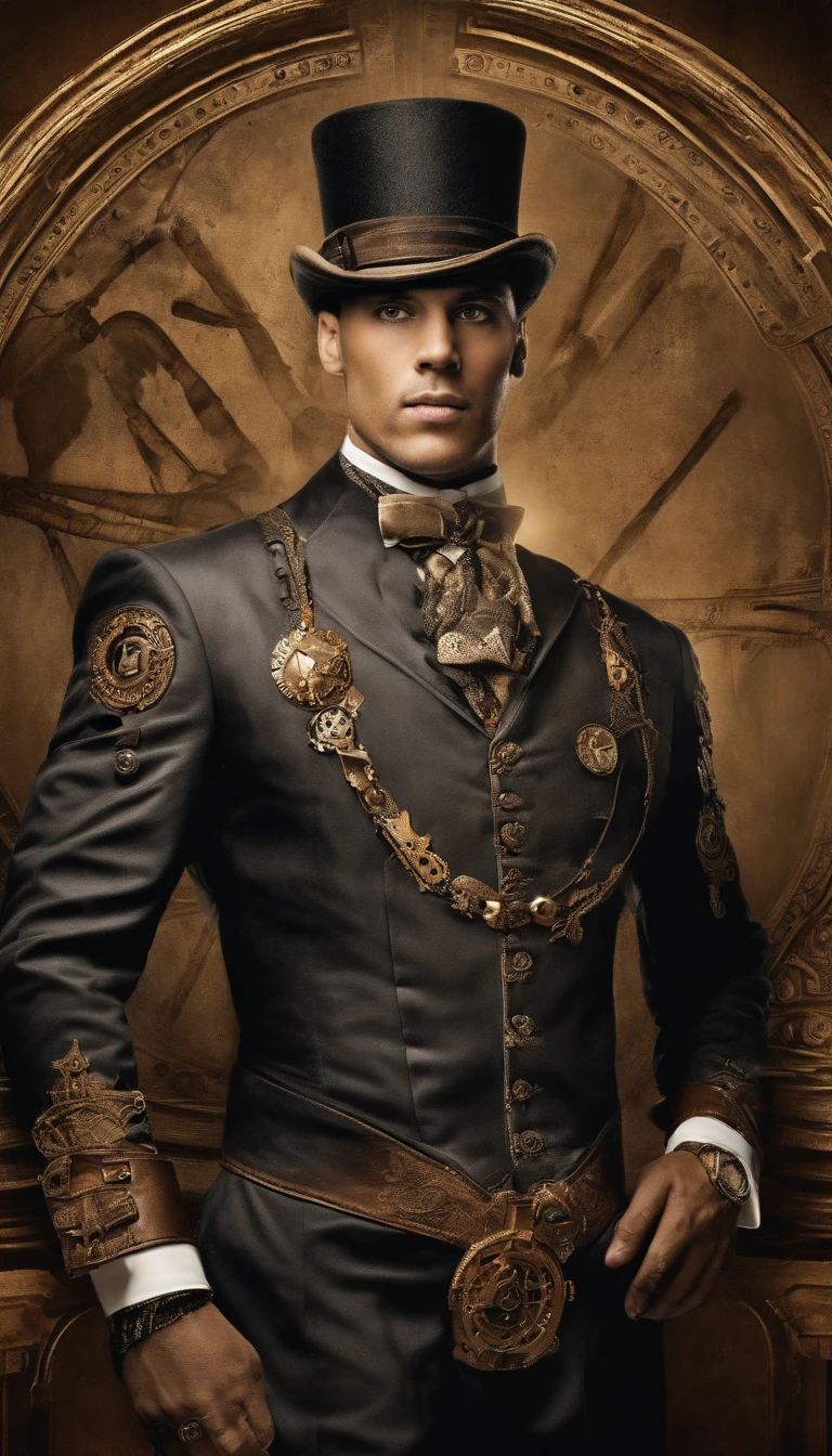 Un joven presidente vestido en estilo futurista ciberpunk, tiene una banda en el pecho representando ser un presidente, He is giving a political speech on a stage, Energetic expressive face, escena de oratoria, Open shot portrait photography, Half-body photography focus, ultra realistic photography, dramatic illumination, dark ambientation, 8k, volumetric mist, Movie poster style, ultra detallado.