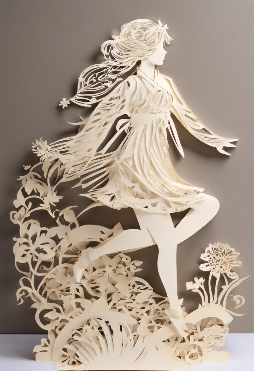 Girl jumping