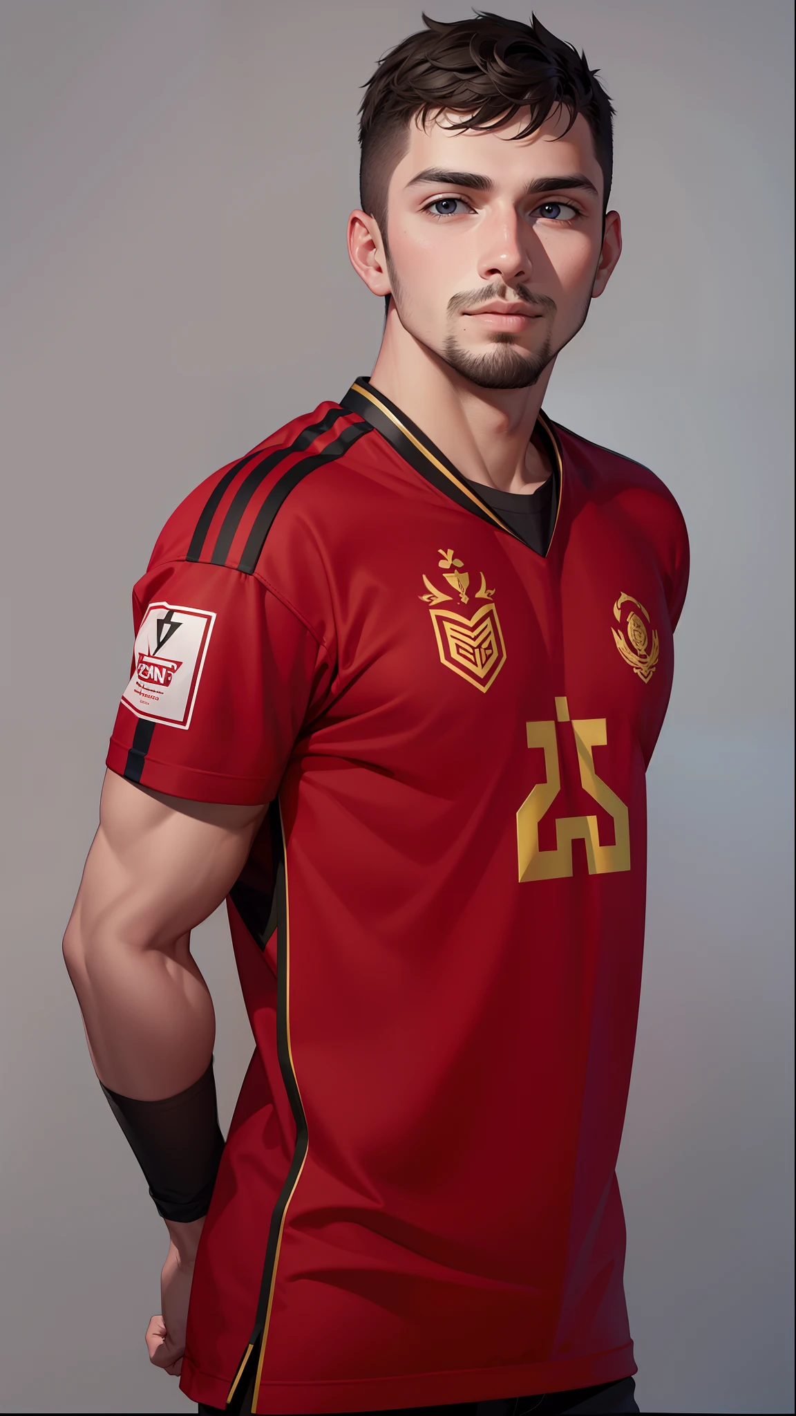 Attractive profile picture, 1 guys, masterpiece, ultra-precise rendering, beautiful and cool young man, trustworthy, dependable young man, savior of the world, simple design, 4k,  hair beard