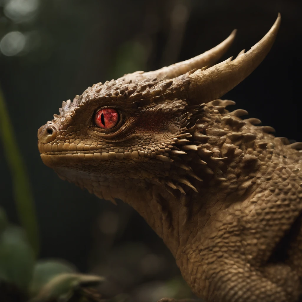 Golden Tenryu，Harsh red eyes,Close-up release of blood fire from the nose,Chest scales,high high quality,8K,Many details,Fire lettuce,Alas,4 legs,Spotted claws,golds,dangers,fires,dentes pontiagudos,big dragon,immensity,threatening,imponent