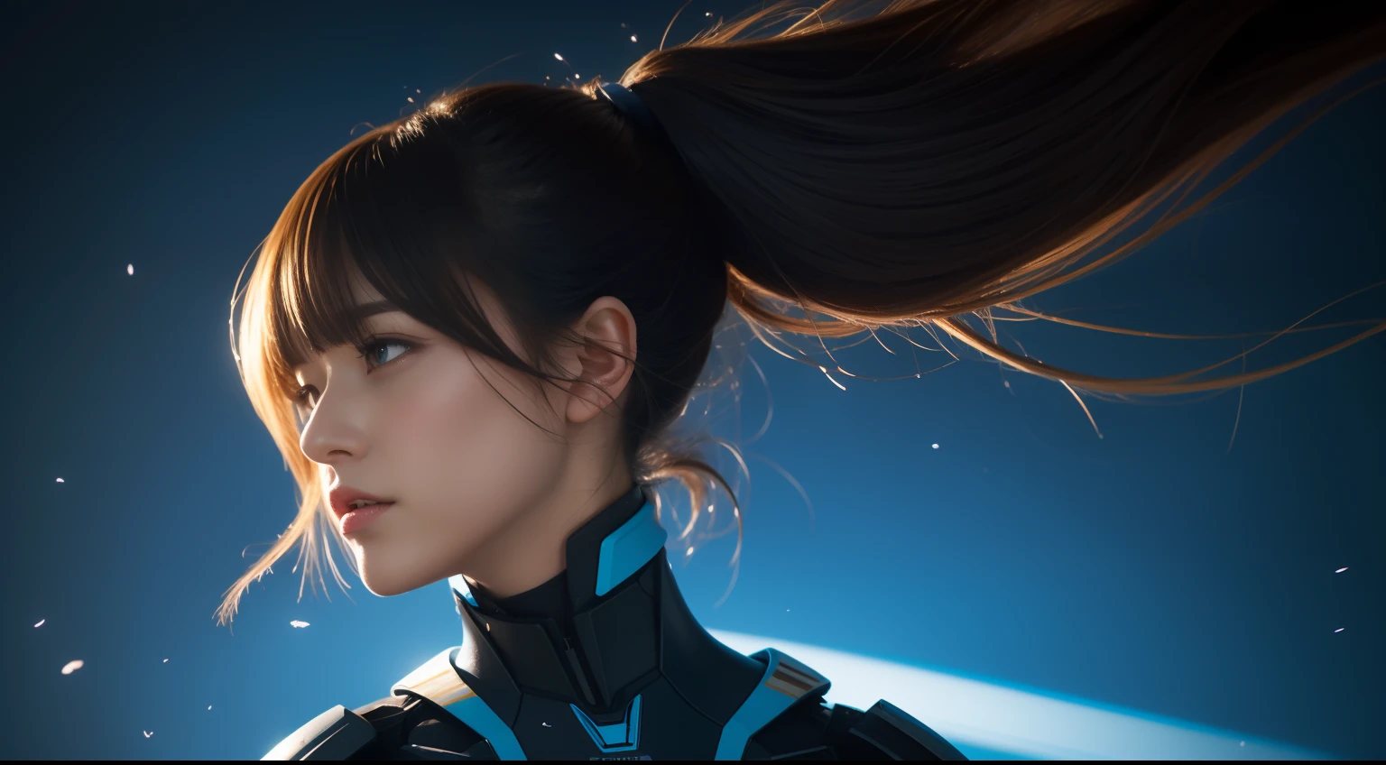 From the movie New Century Evangelion,blue theme,Best quality,Masterpiece,Realistic,professional,Vivid colors,Ultra-fine painting,Portrait,anime big breast,Photogram,number art,Fantasyart,3d graphic,Cinematic_lighting,Strong_rim_Light,rim-light,Ambient_Light,Tyndall effect,moodylighting,Huge_filesize,Real,female pervert,Mecha musume,Cyborg,Tights combat suit,Power armor,Cut clothes,Japanese_Armor,one side up,shmup,remains,rubble_废墟,(Extremely detailed Cg Unity 8K wallpaper),(((Masterpiece))),(((Best quality))),((Ultra-detailed)),(Best Illustration),((An extremely delicate and beautiful)),Dynamic Angle,Wind,classic,Spring,(Detailed light),(Sunlight),Beautiful and delicate water,(Painting),(Sketch),(full bloom),(Shine),