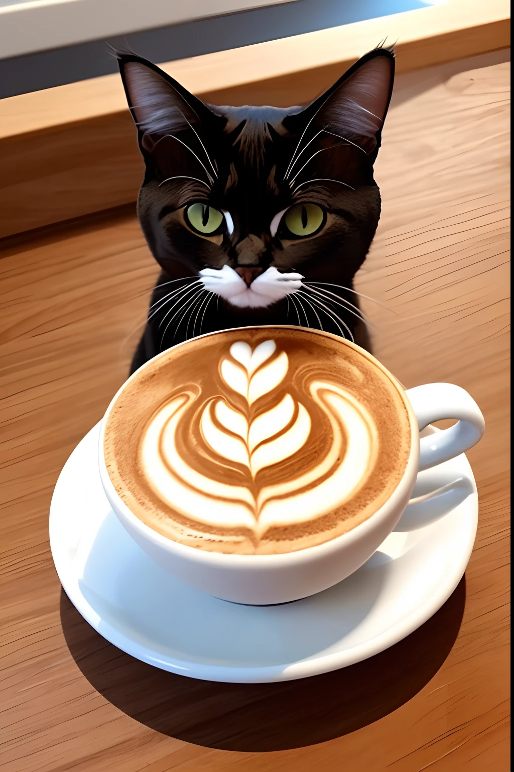 Cat Latte Art --auto