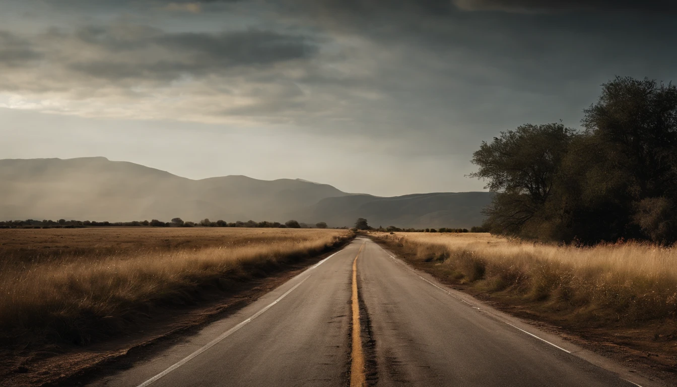 deserted road