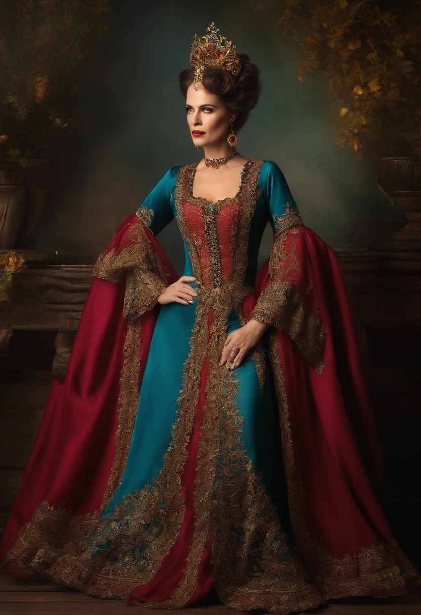 Royal sister mature woman full body photo
